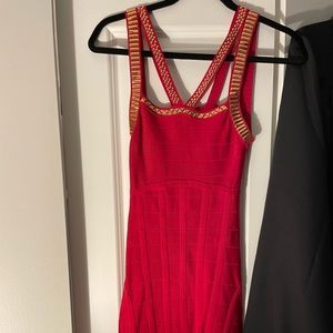 Red Bebe Mini dress